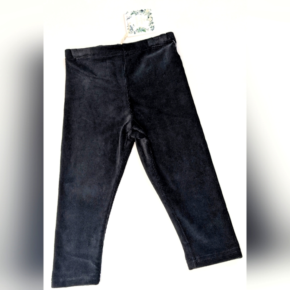 Chelsea+Violet Baby Girls Velvet Black Pants 24months
